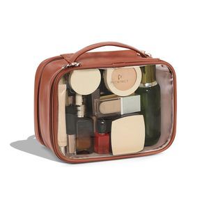 Makeup Case,double Layer Large Cosmetic Bag With Makeup Brush Bag,tsa Approved🐴